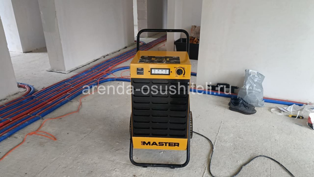 Сушим штукатурку в доме