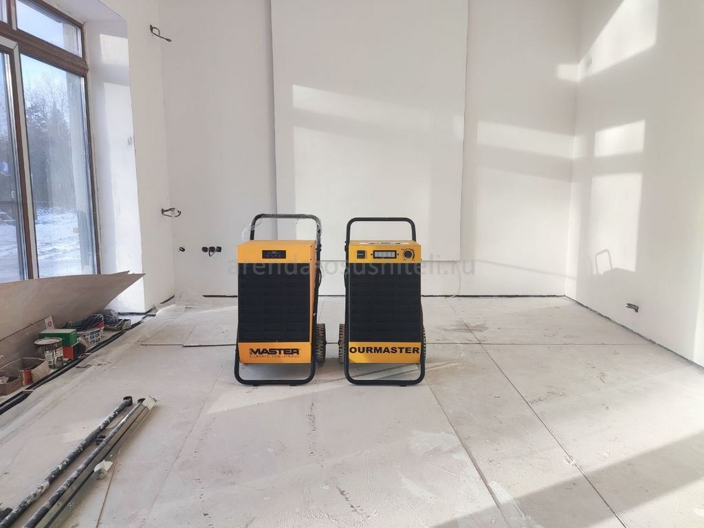 Осушители MASTER DH 62 поработали на очередном проекте