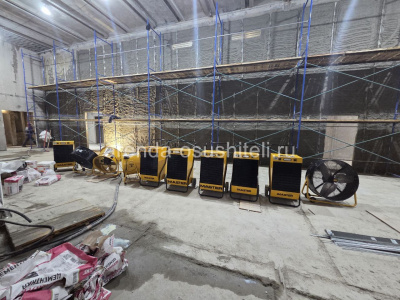 Сушим штукатурку